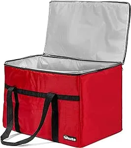 Homevative Nylon Insulated Food Delivery and Reusable Grocery Bag - for Catering