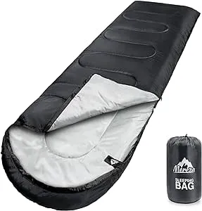 MEREZA Sleeping Bags XL for Adults Mens Large Wide Sleeping Bag for Camping Backpacking Big and Tall Warm & Cool Weather