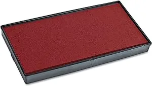 2000 PLUS Replacement Ink Pad for Printer P60, Red, Sold as 1 Each