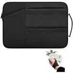 Drawing Tablet Case Carrying Bag with Artist Glove Graphics Tablet Sleeve Protective Bag for Huion H610 Pro, HS610, HS611, Xp-Pen Deco 01, Star 06, Ugee M708 and VEIKK A30, A50 (Black)