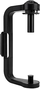 Camco Paper Towel Holder | Ideal for Compact Areas | Features Mountable Design and Adjustable Side Knob | Black (57115)