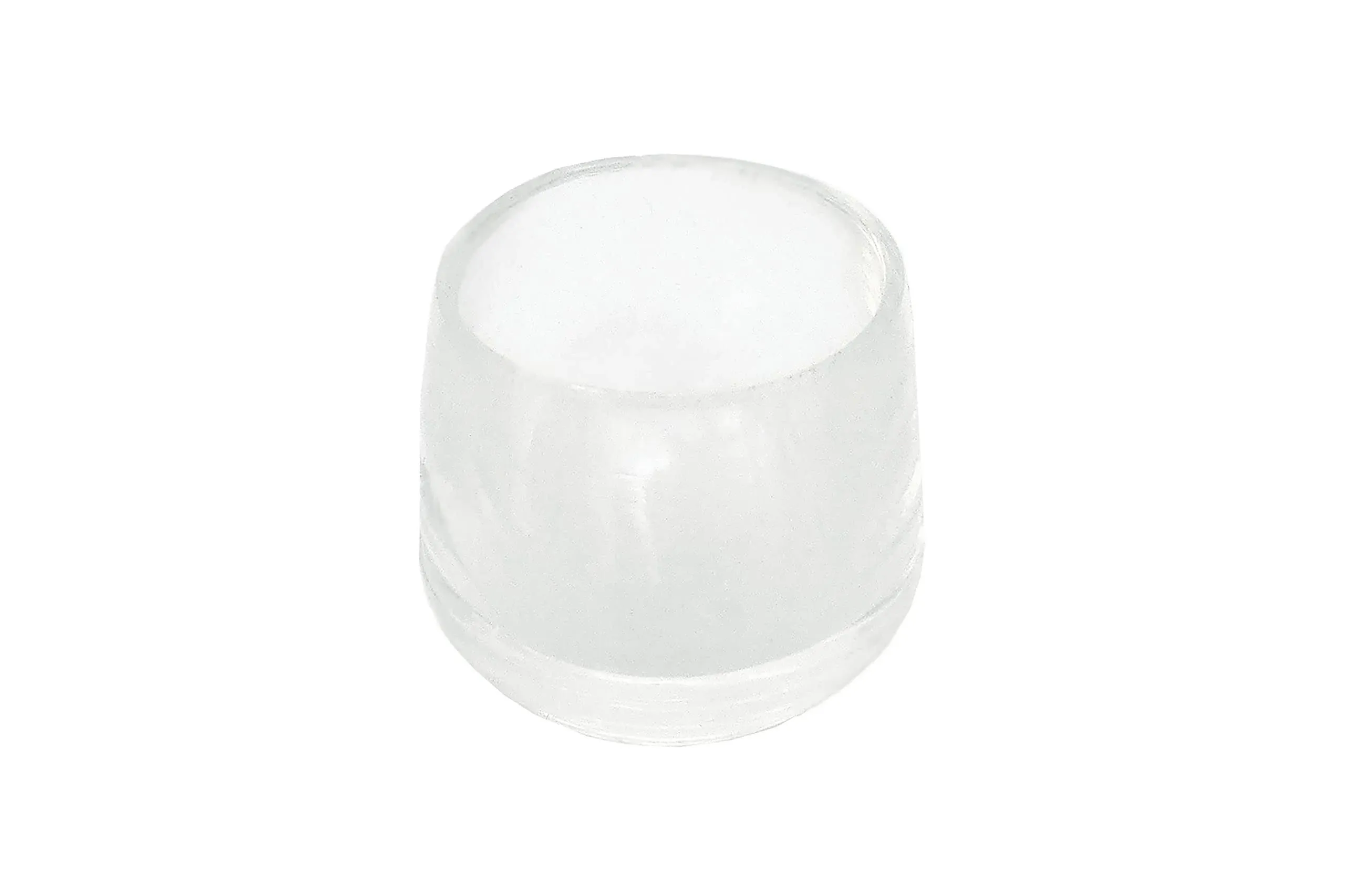 8610E Leg Tips 3/4-Inch inside Diameter Rubber Chair Leg Caps 24 Pack Clear