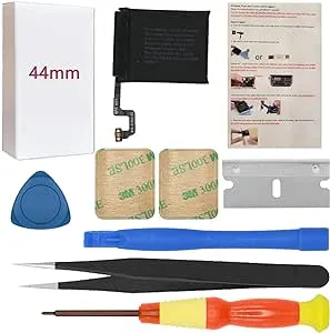 For 44mm Watch Series 4 Battery Replacement A1976 A2059 with Repair Tool Kit