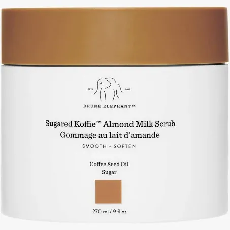 Drunk Elephant Sugared Koffie Almond Milk Scrub 270ml