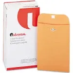 Universal Kraft Clasp Envelope, Light Brown - 100 count