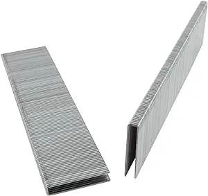 B&C Eagle 97/25 1-Inch Length x 3/16-Inch Crown x 20 Gauge Galvanized Floor Staples (5,000 per box)