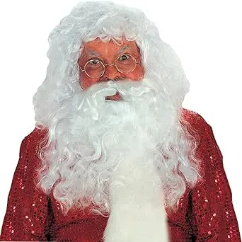 Professional Santa Claus Wig And Beard Set