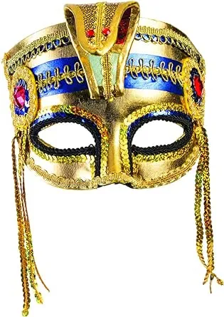 Stunning Multicolor Egyptian Mask Costume Accessory - One Size -