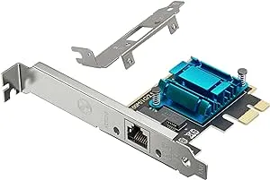 PCIe Ethernet Network Adapter Card 1000M, RIITOP PCI Express Dual Port RJ45 Gigabit Ethernet Card for Desktop PC, Support Windows server 2008 r2, 2012, 2016, 2019, Windows 7/8/10/11,Linux