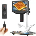 AD407 Pro 3D HDMI Soldering Digital Microscope with Pro Metal Stand 4MP UHD a...