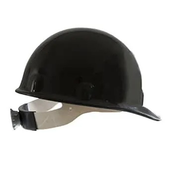 Fibre Metal Supereight Hard Hat with Ratchet Suspension - Black