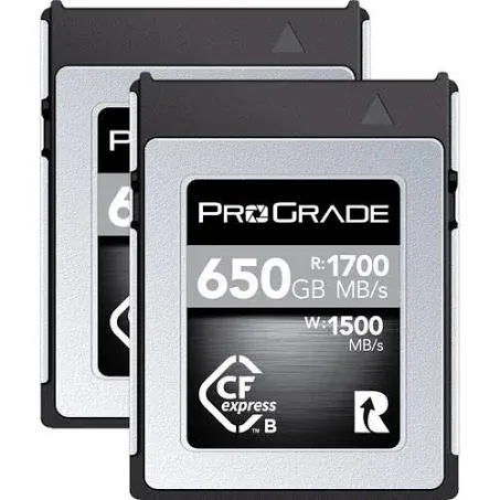 ProGrade Digital 650GB CFexpress 2.0 Type B Cobalt Memory Card (2-Pack)