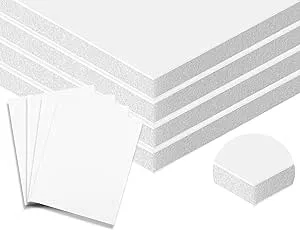 White Foam Board 24x30 5PK Foam Core Boards 24x30 Foamboard,3/16 Thick Foam Poster Board Foamcore,Large Foam Board.Acid Free Foam Board,Poster Foam Board,Acid Free Foam Core.Many Sizes