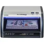 AccuBANKER Cash + Card Counterfeit Detector LED420 Money Checker with Superbright LEDs Ultraviolet & Size Detection (with AccuSTAND)