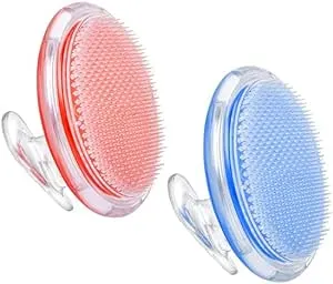 Dylonic Body Brush for Razor Bumps and Ingrown Hairs Treatment - 1pk Skin Exfoliator for Body Shaving Irritation, Strawberry Legs, Armpit, Bikini Line - Blue