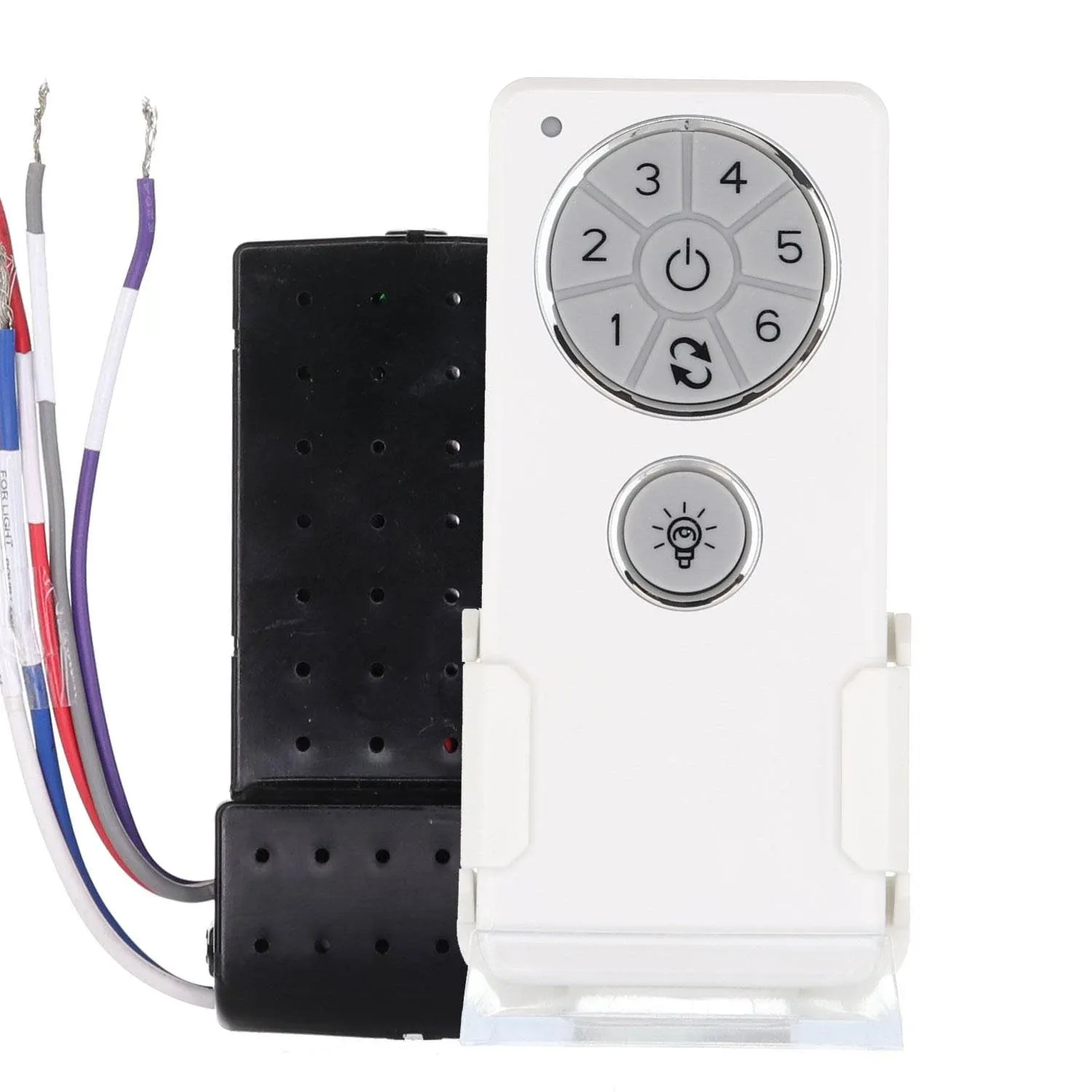 Anderic Replacement Kit DC8-96SG8 Ceiling Fan Reciever and DC1 Ceiling Fan Remote Control - KIT - Replaces ONLY DC8-96SG8 Receiver for Multiple Fans - Compatible for Monte Carlo and Others