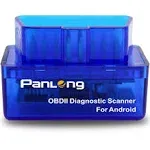 Panlong Obd2 Scanner Bluetooth Obdii Diagnostic Tool Car Code Reader