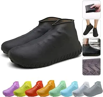 Nirohee Silicone Shoes Covers, Shoe Covers, Rain Boots Reusable Easy to Carry for Women, Men, Kids.