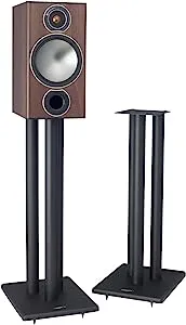 Pangea Audio LS300 All Steel Floor Standing Bookshelf Speaker Stands Pair (20 Inch)