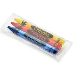 CrayonKing 100 Sets of 3-Packs in Cello (300 Total Bulk Crayons) Restaurants, Party Favors, Birthdays, School Teachers & Kids Co