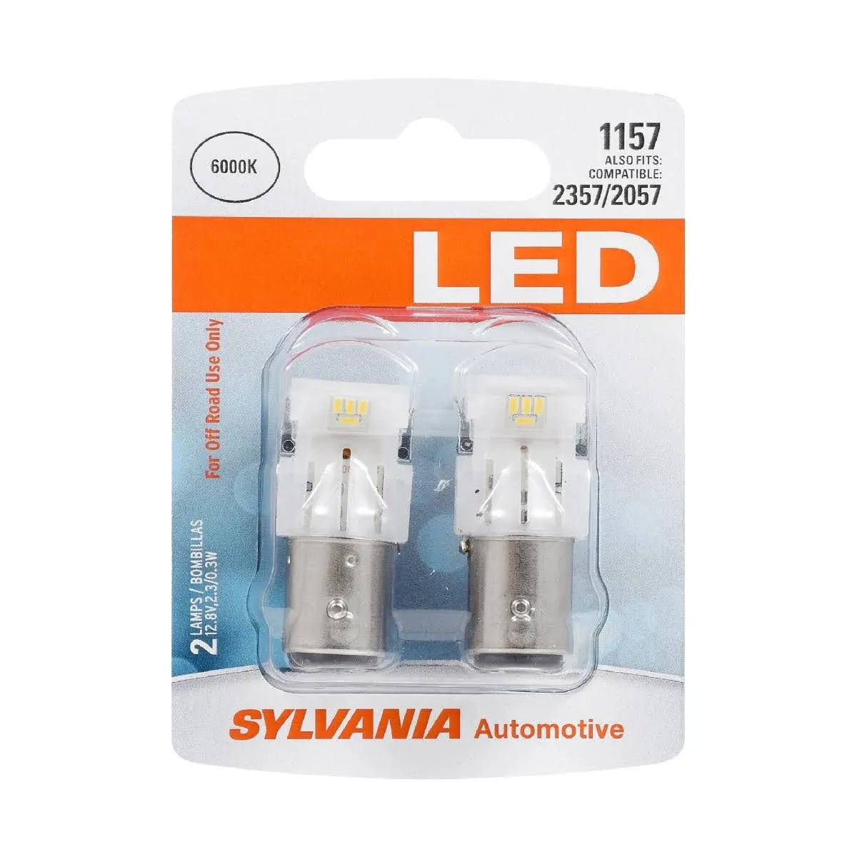 Sylvania 1156 White LED Mini Bulb 1156SL.BP2