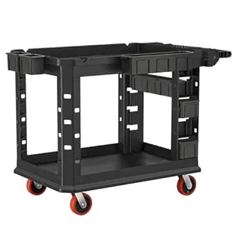 Suncast Commercial PUCHD2645 Utility Cart, Heavy Duty Plus, 500 Pounds Load Capacity, Black