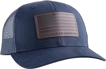 Magpul Standard Leather Patch Trucker Hat Navy