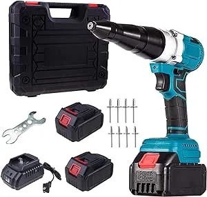 Electric Brushess Blind Pop Rivet Gun Tool Cordless Blind Riveter w/ 21V Battery