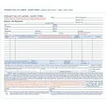 Adams&reg; Bill Of Lading Forms, 7 5/8&quot; x 11&quot;, 3-Part, Pack Of 250