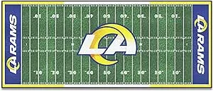 NFL Los Angeles Rams Runner 30"X72" - Football Field-Shaped Area Rug