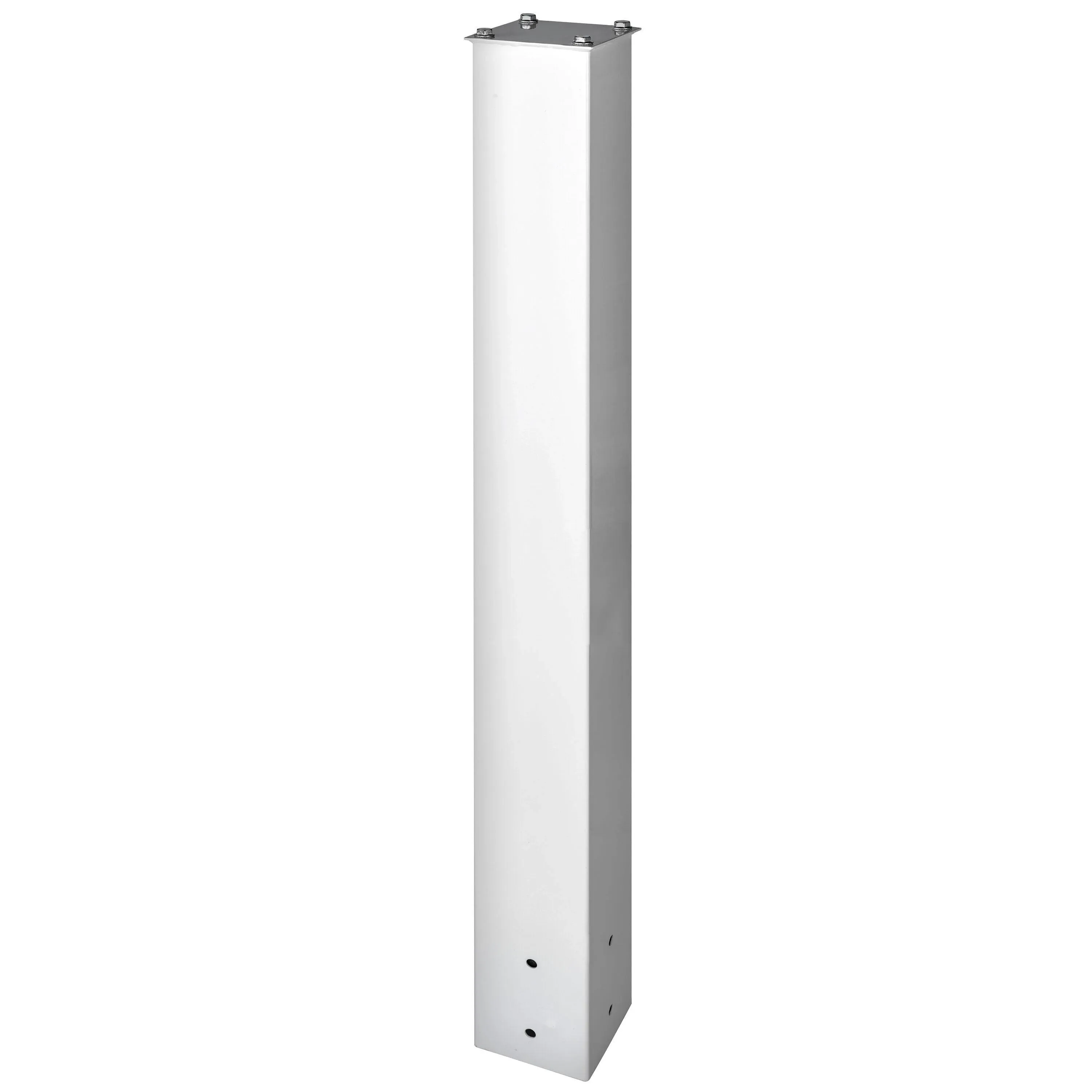 Mail Boss 7125 In-Ground Mounting Post, Alpine White Mailbox