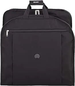 DELSEY PARIS Garment Bags Lightweight Hanging Travel Bag, Black, 52 Inch