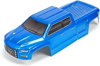 ARRMA 1/10 Painted and Trimmed Body with Decals, Blue: Big Rock Crew CAB 4X4, ARA402283, Large