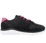 Propet Women's Sarah Sneakers - Black, Pink - Size 6 4E