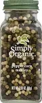 Simply Organic Peppercorn Medley, Certified Organic | 2.93 oz