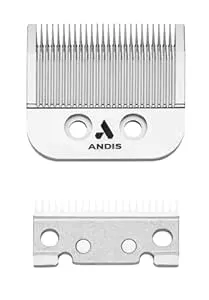 Andis – 01556, Master MLX Standard Replacement Blade – Built with Stainless Carbon Steel, Adjusts from 000-1, Long-Lasting Sharp Blade, Leaves Hair 1/125 Inches or 0.2mm Short – Grey