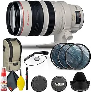 Canon EF 28-300mm f/3.5-5.6L is USM Lens (9322A002) + Filter Kit + Cap Keeper + Cleaning Kit + More (Renewed)