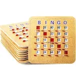 Leather Shutter Bingo Cards - 10 Pack