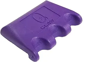 Q-Claw QCLAW Portable Pool/Billiards Cue Stick Holder/Rack - 3 Place - Purple