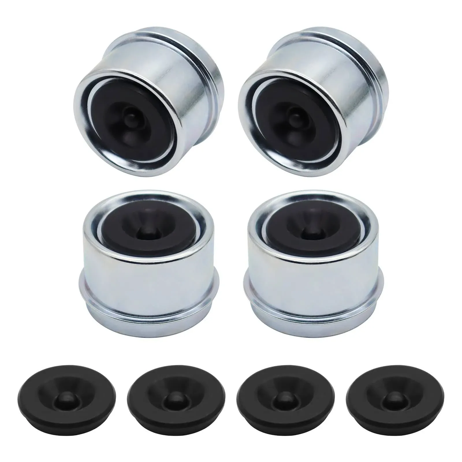 SUNCARACCL 4PCS 1.98&#034; Trailer Hub Bearing Dust for 2,000 to 3,500 lb 