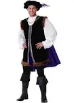 Fun Costumes Men's Noble Renaissance Man Ren Faire Adult Nobleman Cosplay Outfit Small