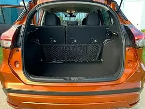 Trunk Organizer Cargo Net for Nissan Kicks 2017-2023 – Envelope Style Cargo Net for SUV - Premium Mesh Elastic Car Trunk Organizer Vehicle Carrier Storage–Compatible with Nissan Kicks