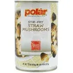 MW Polar Mushrooms, Stir Fry Straw Mushrooms, 15-Ounce (Pack of 12)