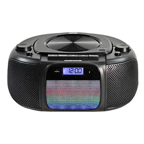 Magnavox Md6972 CD Boombox with Digital AM/FM Radio Color Changing Lights and Bluetooth