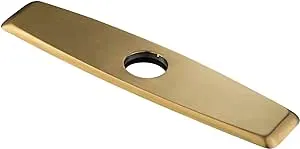 KRAUS Deck Plate for Kitchen Faucet in Brushed Brass, DP02BB