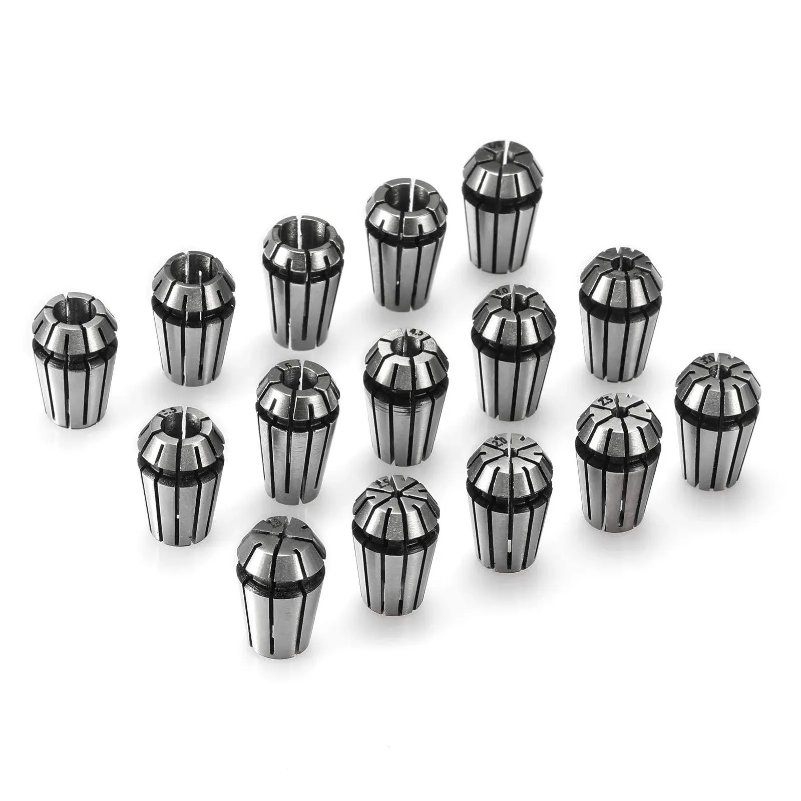 ER11 Precision Spring Collet Set, 7Pcs & 15 Pcs