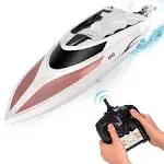 RC Boat - Remote Control Boat for Kids and Adults - 20 MPH Speed - Durable Structure - Innovative Features - Incredible Waves - Pool or Lake - 4