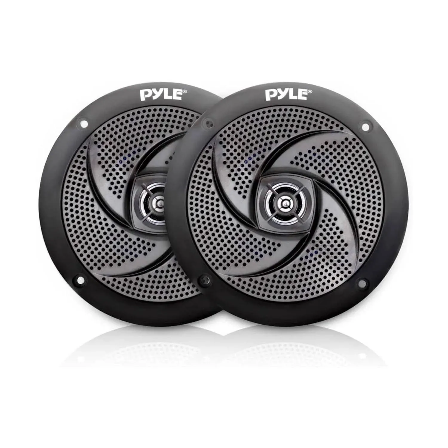 Pyle Marine Speakers - 5.25 inch Low Profile Slim Style Waterproof Wakeboard