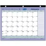 2025 Brownline C181721 Desk Pad Calendar 11 x 8-1/2", 3-Hole Punched