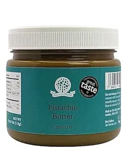 Nutural World - Smooth Pistachio butter 35 Oz (1kg) / 100% pure single ingredient - Great Taste Award winner